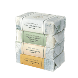 מארז ארבעה סבונים טבעיים | A Package Of 4 Natural Soaps | מארז ארבע סבונים 100 טבעיים במחיר מיוחד |