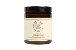 נר ברגמוט קטן | בריח הדרי פרחוני | משעווה צמחית ללא פראפין