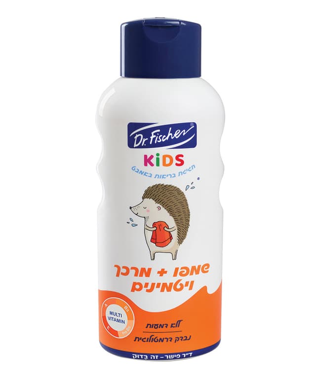 קידס ויטמינים שמפו+מרכך לילדים 750 מ"ל