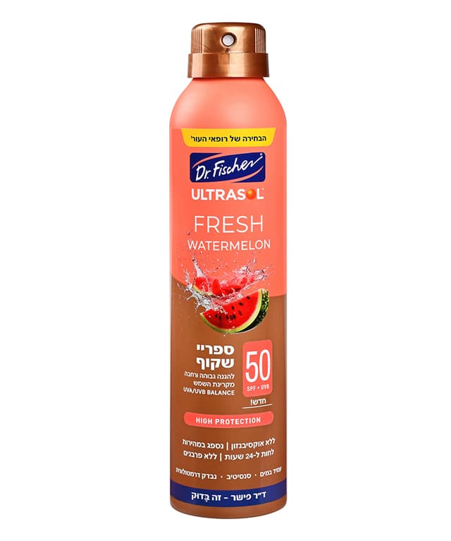 אולטרסול ספריי שקוף SPF50 200 WATERMELON