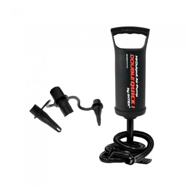 משאבה ידנית גדולה 29 ס”מ מבית INTEX דגם 68612 לניפוח אביזרי ים, בריכה וקמפינג.