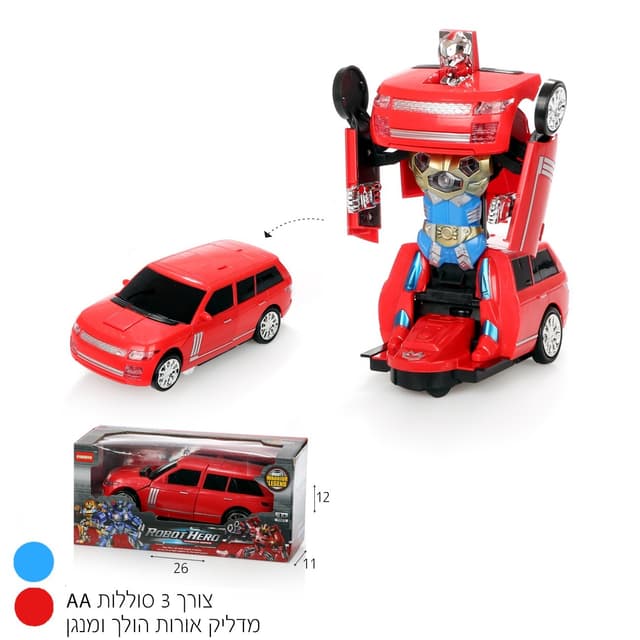 ג’יפ רובוט מתהפך