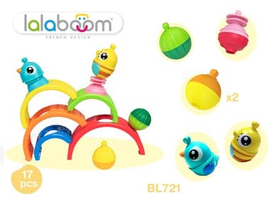 ללה בום חרוזי התפתחות וקשתות - 17 חלקים