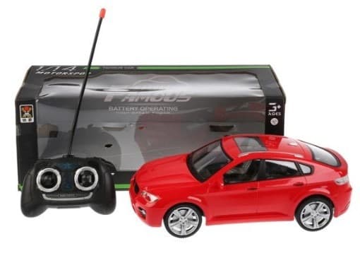 ג'יפ BMW X6 שלט 4 כיוונים גודל 1:14