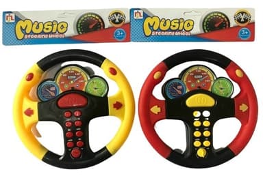 הגה נהיגה מוזיקלי צלילים כולל אורות