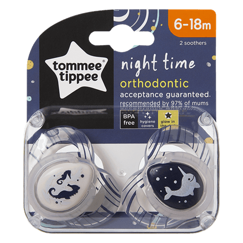 הכי טבעי זוג מוצצים זוהרים בחושך 6-18