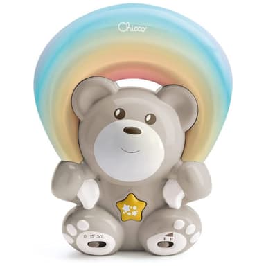 מנורת לילה דובי קשת בענן - Toy FD Rainbow Bear Neutral