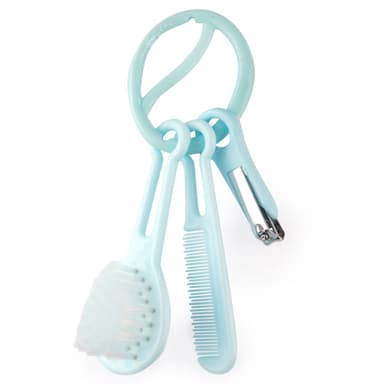 סט מברשת, מסרק וקוצץ ציפורניים - Flawless™ Comb, Brush amp; Nail Clipper