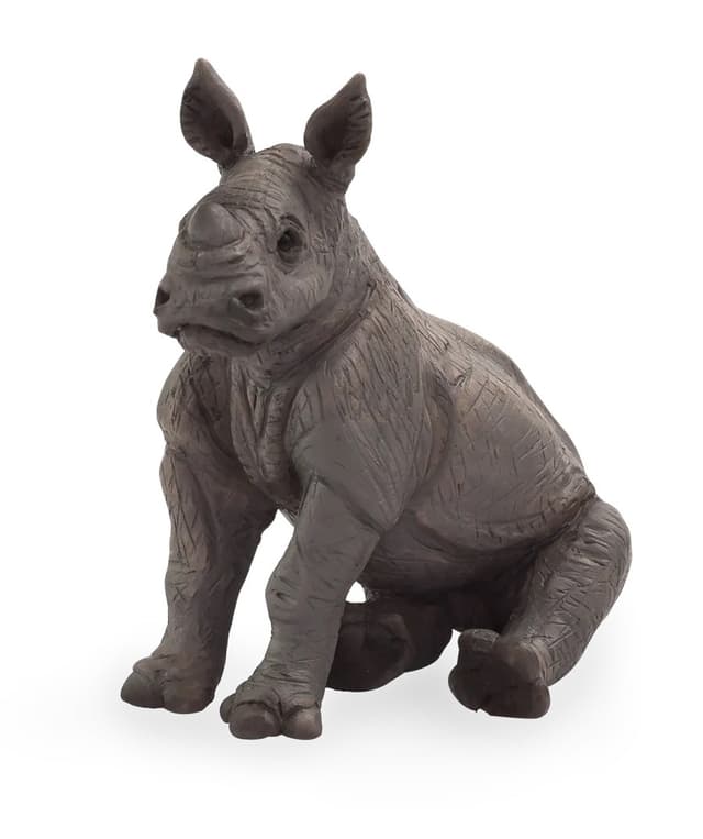 בובת קרנף תינוק- בתנוחת ישיבה מבית מוג'ו Mojo