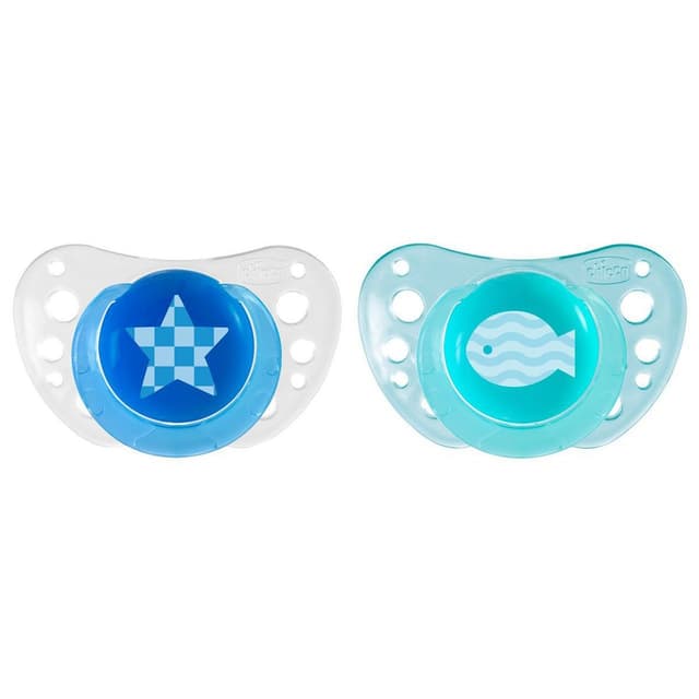 זוג מוצצי סיליקון 6-16M פיזיו אייר - Physio Air 6-16m