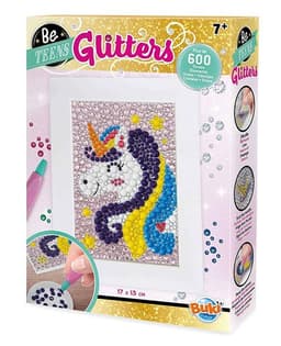 ערכת יצירה בפסיפס נוצץ חד קרן מבית בוקי צרפת Buki France