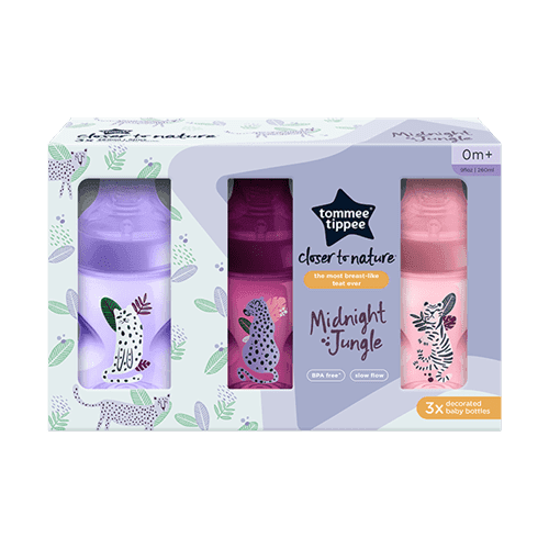 שלישיית בקבוקים 260 מ"ל גווני ורוד Closer To Nature