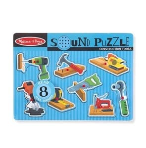 פאזל צלילים מעץ כלי עבודה מבית מליסה ודאג Melissa And Doug