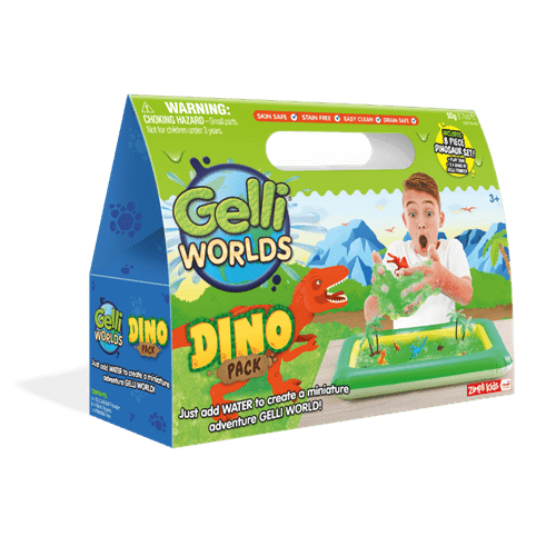 זימפלי Zimpli - ערכת משחק Gelli Worlds - דינוזאורים