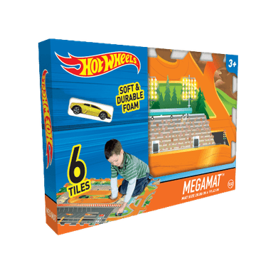 משטח פעילות פאזל קשיח הוט ויילס 6 חלקים Megamat