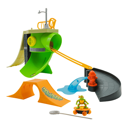 צבי הנינג'ה על גלגלים - ערכת משחק סטריט רמפה - טירוף המוטנטים