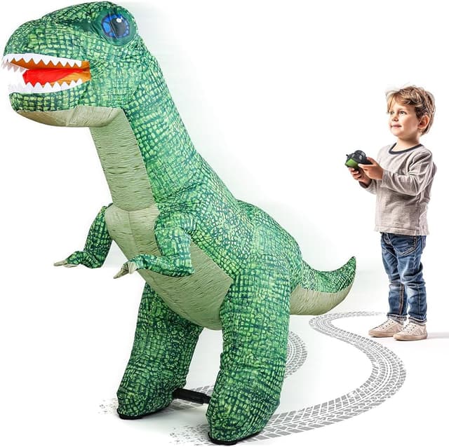 דינוזאור ענק מתנפח נוסע באמצעות שלט רחוק - להיט 2024