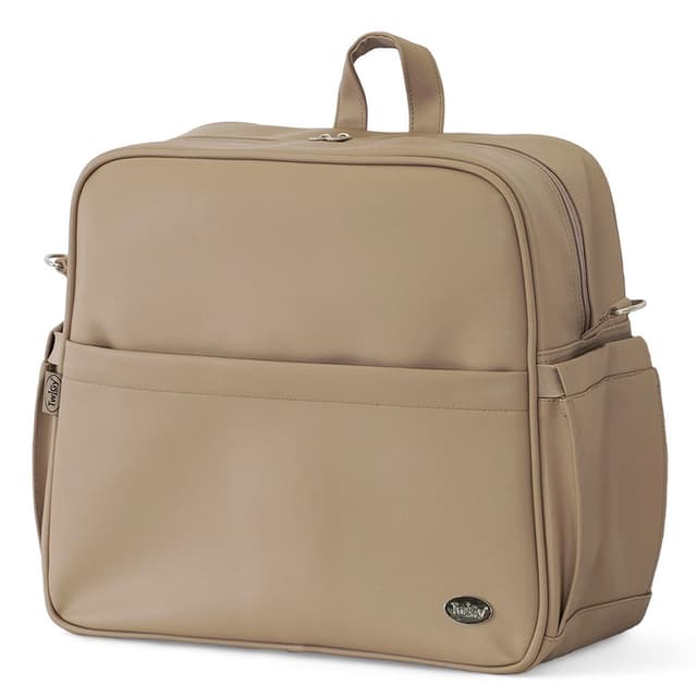 תיק החתלה לתינוק טוויגי אמבר פלוס דמוי עור שמנת – Twigy Amber™ Plus Seashell