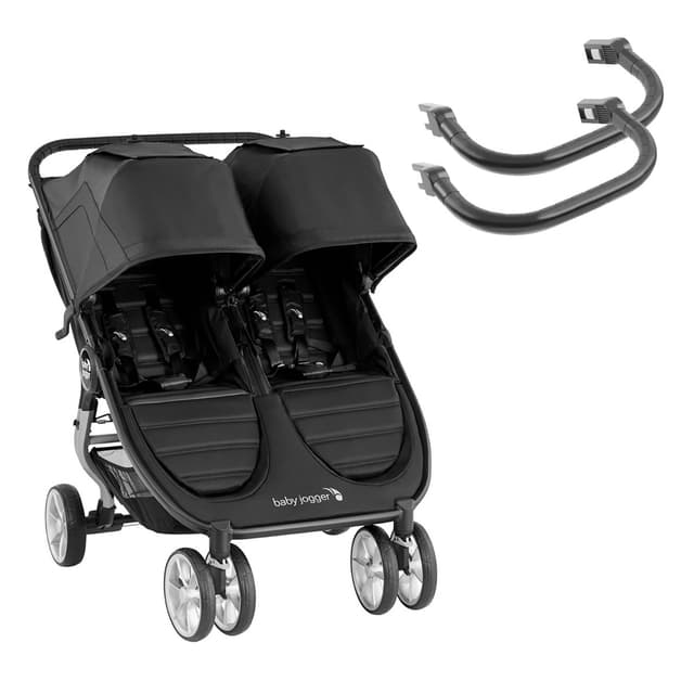 ערכת עגלת תאומים בייבי ג’וגר סיטי מיני 2 + 2 יח’ פגוש – Baby Jogger City Mini® 2 Double