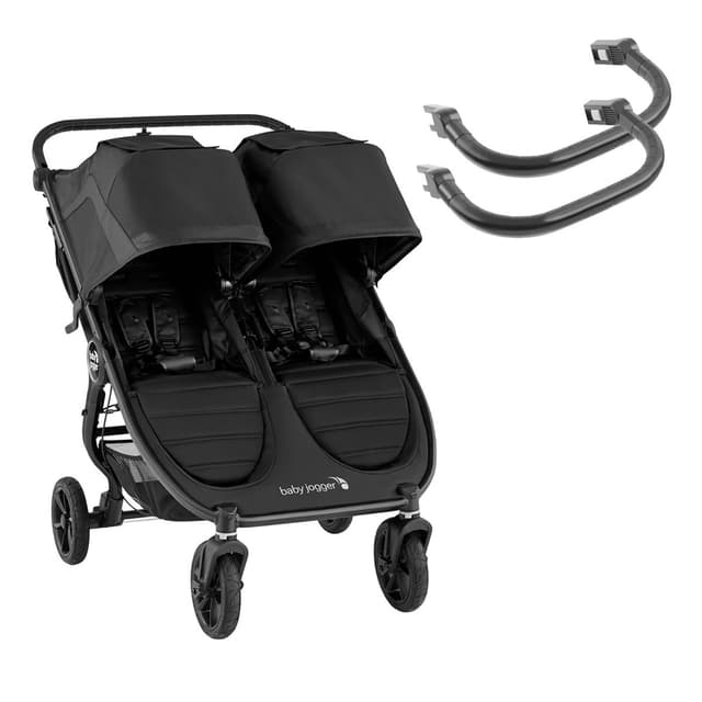 ערכת עגלת תאומים בייבי ג’וגר סיטי מיני ג’י טי 2 + 2 יח’ פגוש – Baby Jogger City Mini® GT2 Double