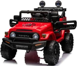 ג’יפ ממונע לילדים Toyota Fj Cruiser 4X4 12V אדום