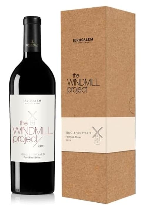 יין אדום יקבי ירושלים ווינדמיל פרוג'קט ס. ויניארד שיראז מחוזק