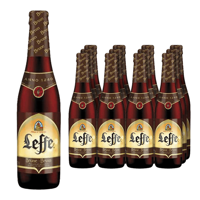 מארז 12 יח בירה לף בראון 330 מ"ל