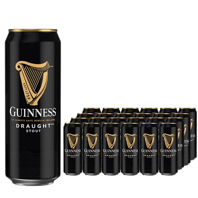 ארגז 24 יח' בירה גינס פחית | 440 מ"ל