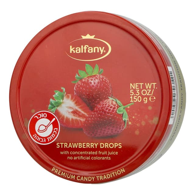 קלפני - סוכריות קשות בטעם תות 150 גרם