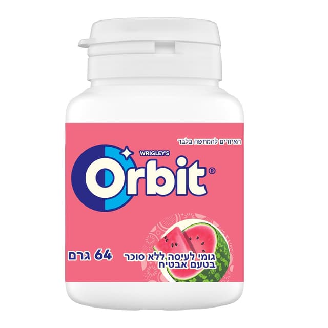 אורביט - בקבוקון בטעם אבטיח 64 גרם