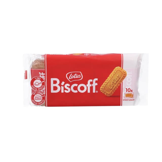ביסקוויט קרמל לוטוס 10*2 155 גר