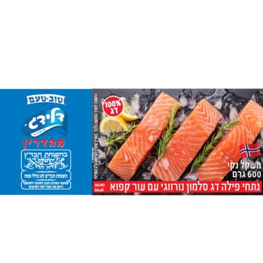 מנות סלמון קפוא 600