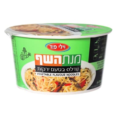 נודלס בטעם ירקות 70ג' מנת השף