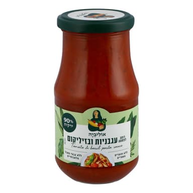 רוטב פסטה עגבניות בזיליקום 420 גרם