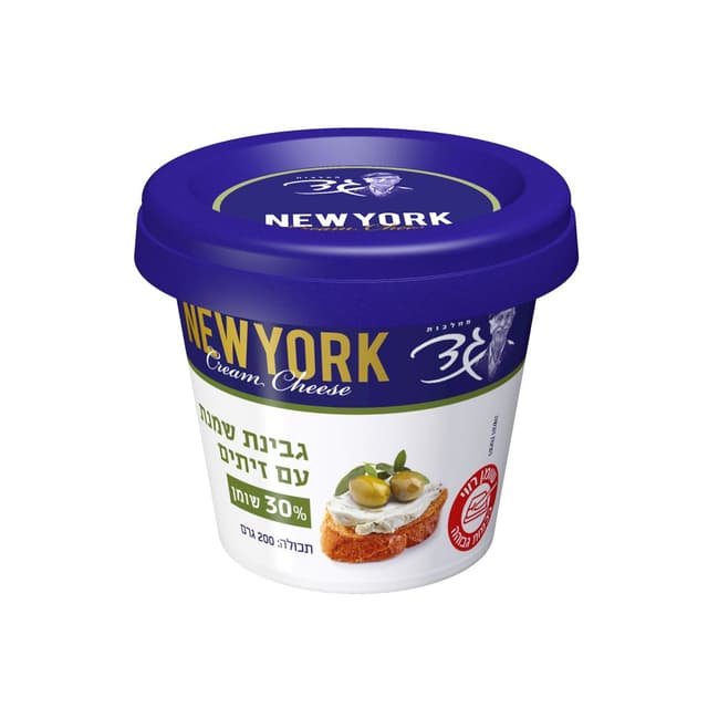 גד גבינת שמנת 30% זיתים 200גר