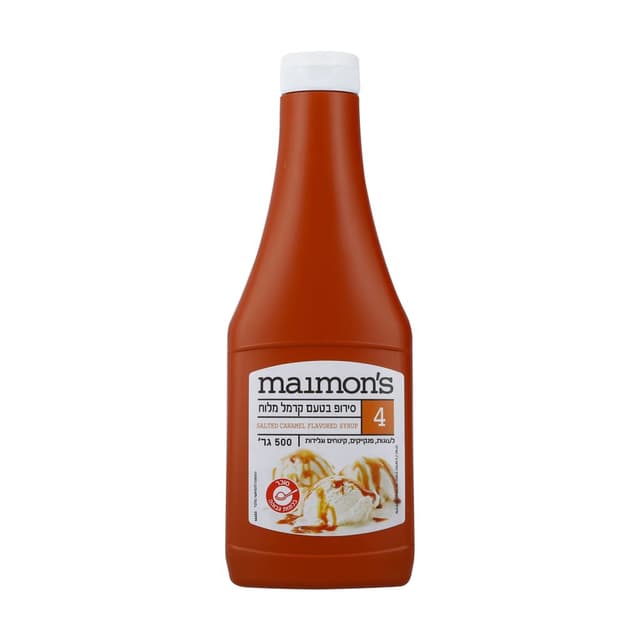 סירופ בטעם קרמל מלוח מימונס 500 ג'
