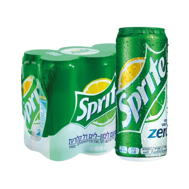 ספרייט זירו 330 מ"ל מארז שישייה