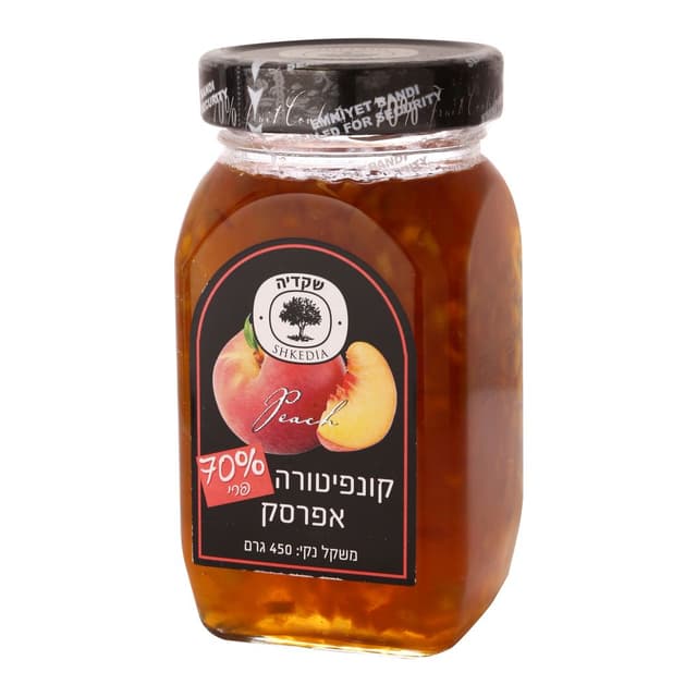 קונפיטורה אפרסק 70%