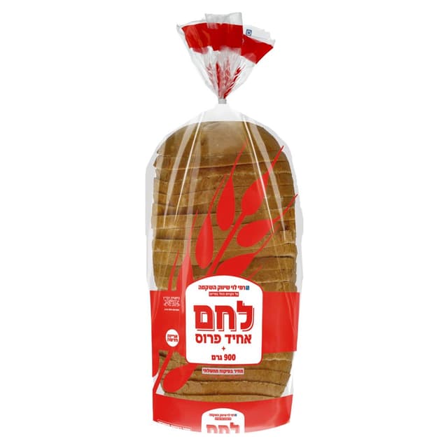 לחם אחיד פרוס 900 ג