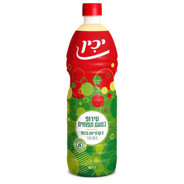 סירופ בטעם תפו"ע 1ל' יכין
