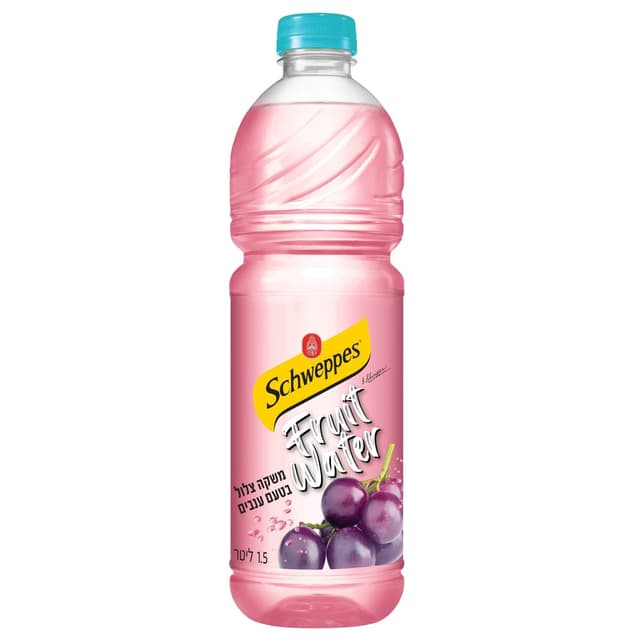 מים בטעם ענבים 1.5 ל' פרוט ווטר