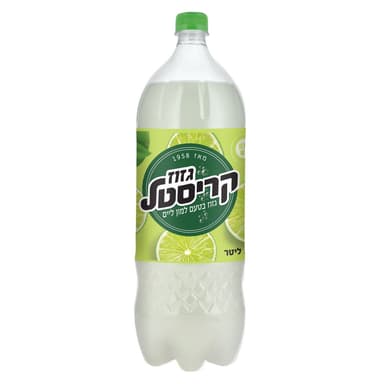 משקה מוגז בטעם לימון ליים 2 ל' קריסטל