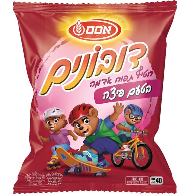 דובונים חטיף תפו"א בטעם פיצה 40 גרם