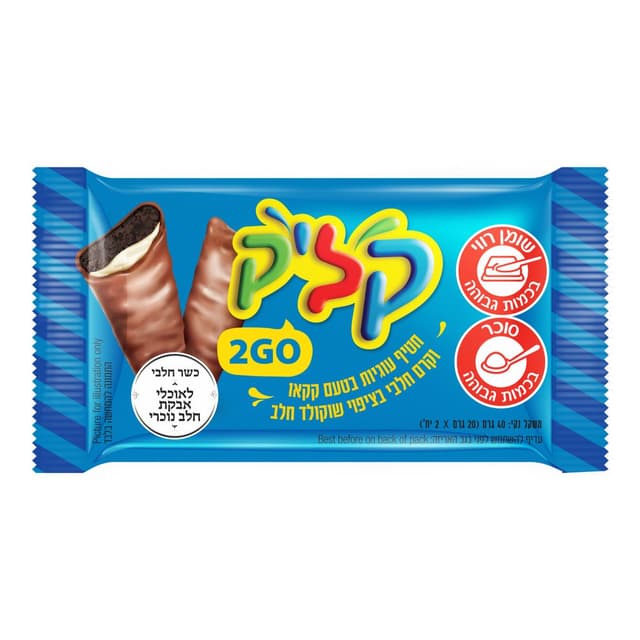 קליק 2GO חטיף עוגיות בטע