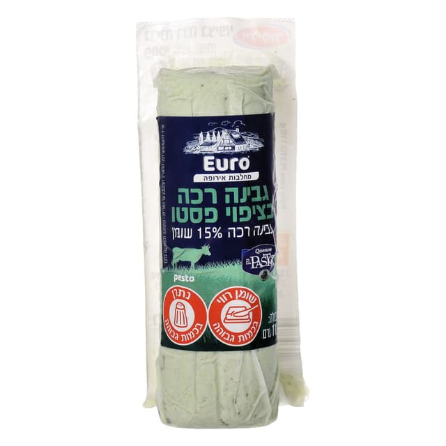 גבינה רכה בציפוי פסטו 110 גרם 15% שומן