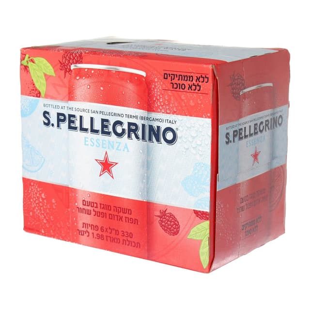 שישיית סן פלגרינו אסנזה תפוז 330 מ"ל