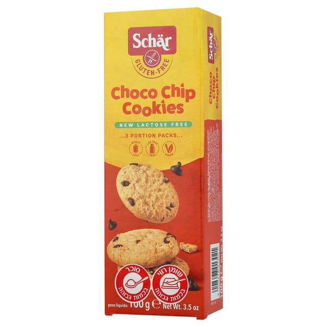 עוגיות שוק. ציפס ללא גלוטן 100 גר SCHAER