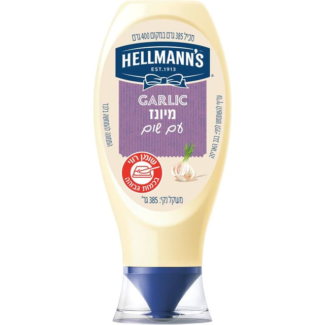 מיונז עם שום 385 גרם