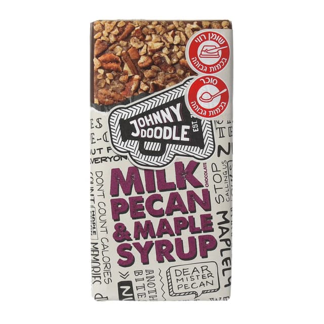 שוקולד גוני דודל חלב מייפל ופקאן 150 גר