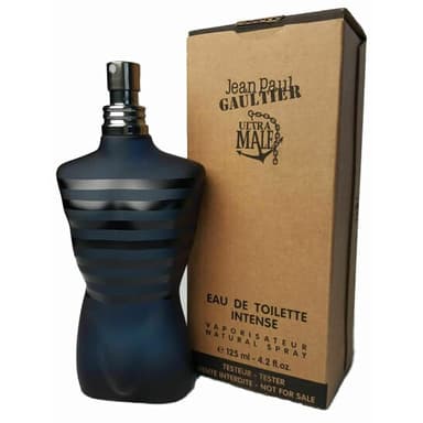 טסטר ז'אן פול גוטייה אולטרה מאל אינטנס אדט Tester Jean Paul Gaultier Ultra Male EDT 125 ml